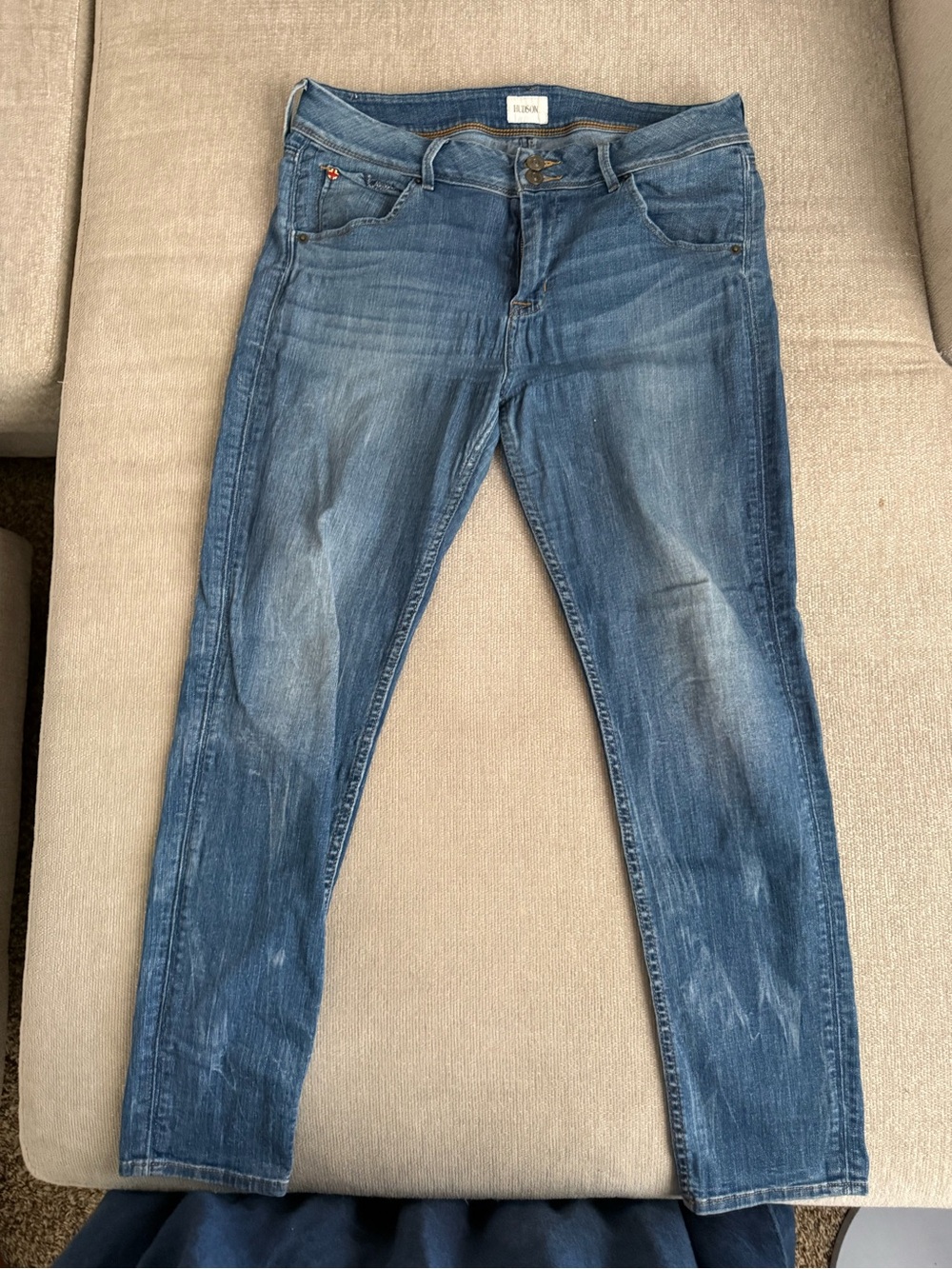 Hudson Jeans High Rise Slim Stretch Denim  size 32